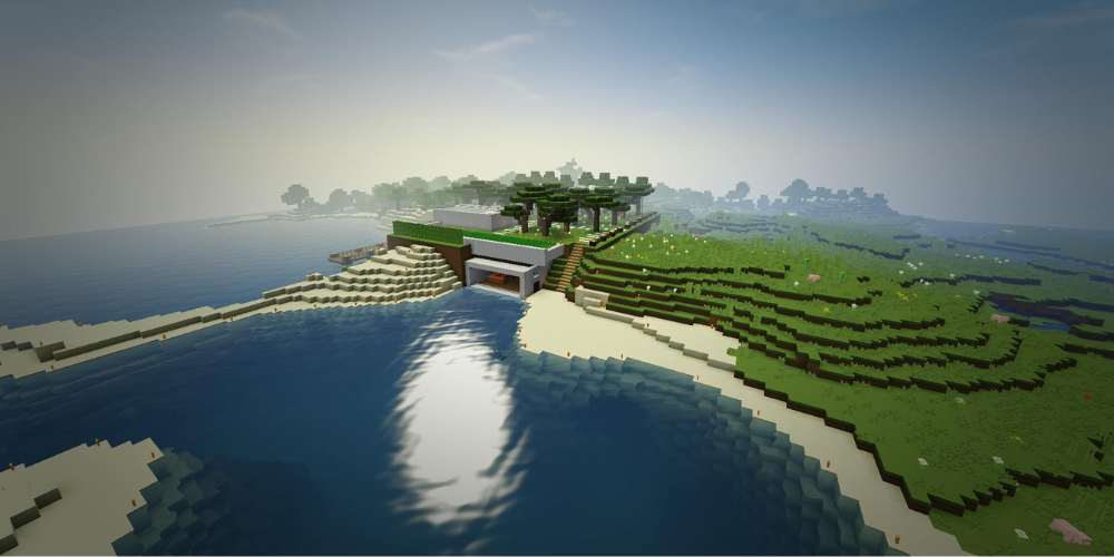 Minecraft island